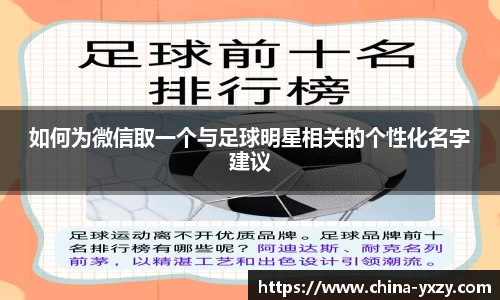 如何为微信取一个与足球明星相关的个性化名字建议